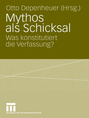 cover image of Mythos als Schicksal